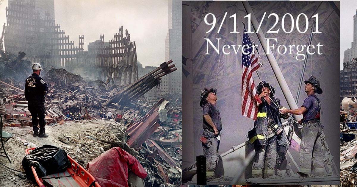 september 11th images of disaster