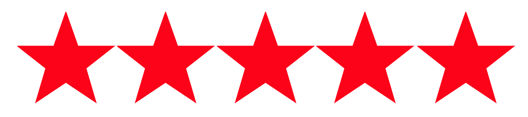 image of 5 red stars