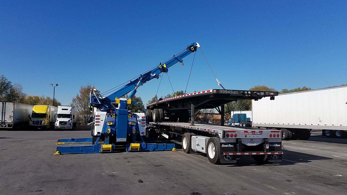 transporting heavy equipment like another trailer