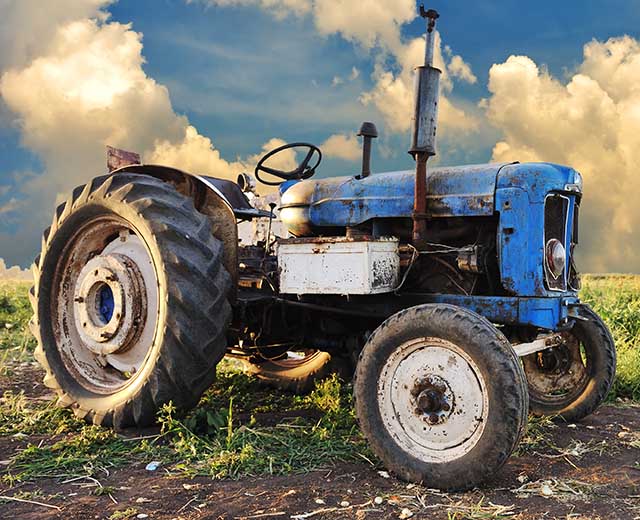 transporting heavy equipment like tractors a tractor